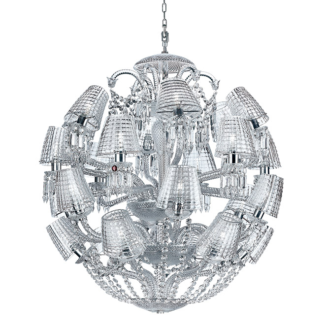 バカラの《ゼニス》をマルセル・ワンダースがシャンデリアに