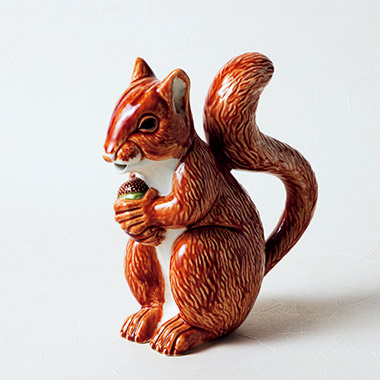 2匹のシマリス陶器オブジェ⑧ 2匹のシマリス陶器オブジェ⑧