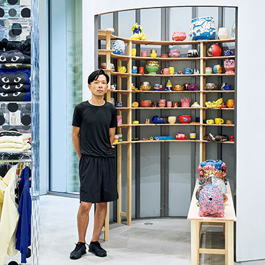 価格見直 桑田卓郎作 幾何学模様 ボウル 黒・白・黄 価格見直