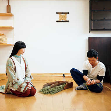 Huku ☆ Kuru伊勢しめ縄 帯筒 茶筒（平）くるみ - 藤木伝四郎商店 オンラインストア