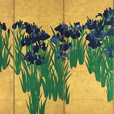 年に1ヶ月だけ見られる国宝、《燕子花図屏風》展が今年も始まります