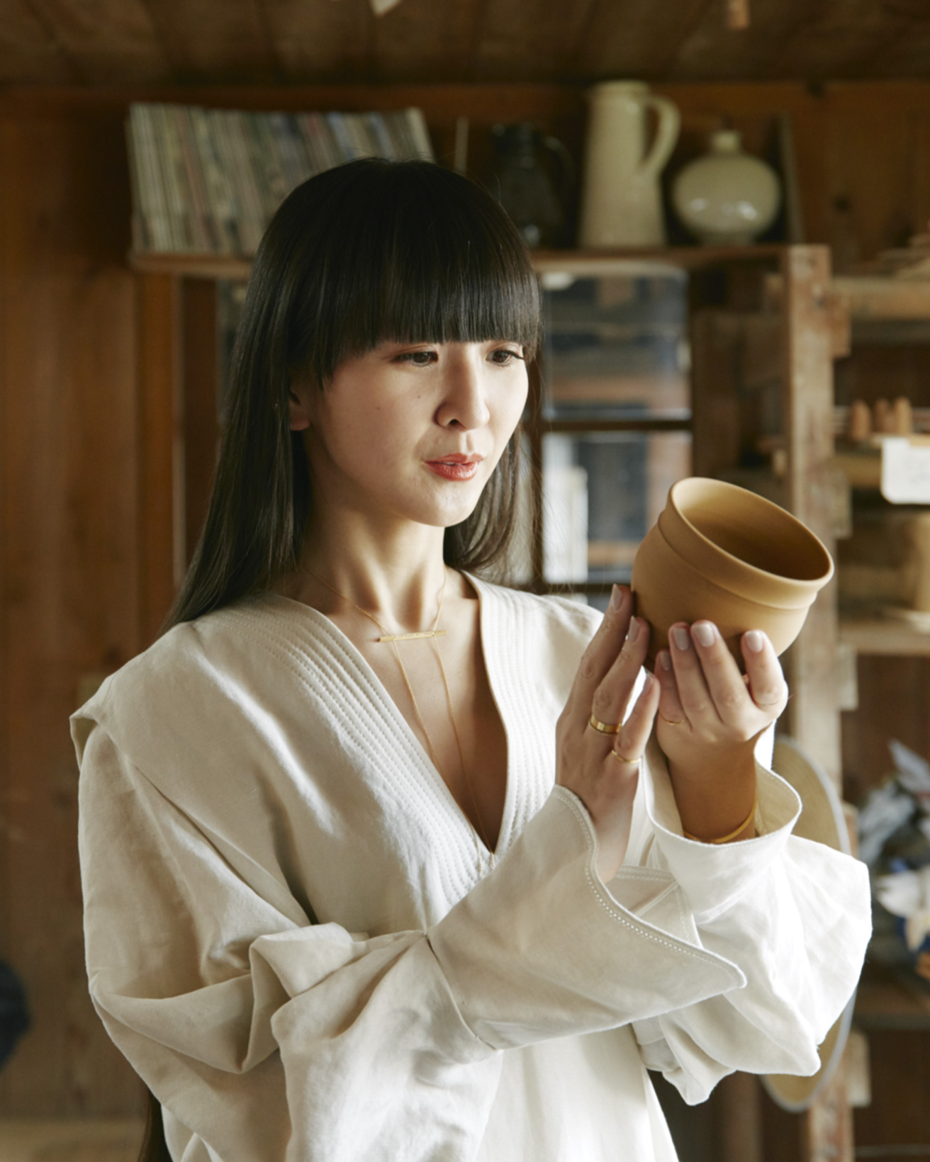 出西窯　古作　灰落し 古今東西 かしゆか商店【出西窯のカップ】 | カーサ ブルータス