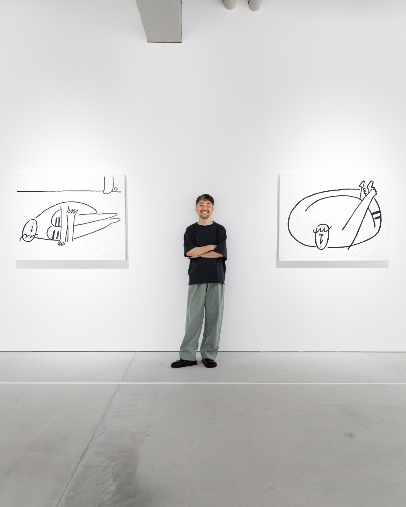 個展が開催中！ 長場雄に聞く、初のオイルペインティング作品が自身に