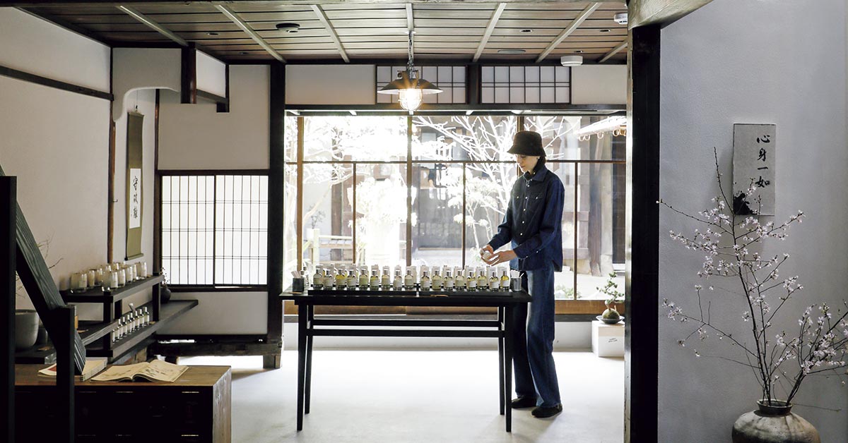 〈ル ラボ〉が京都の町家で紡ぐ新章は、侘び寂びの感性に包まれる。