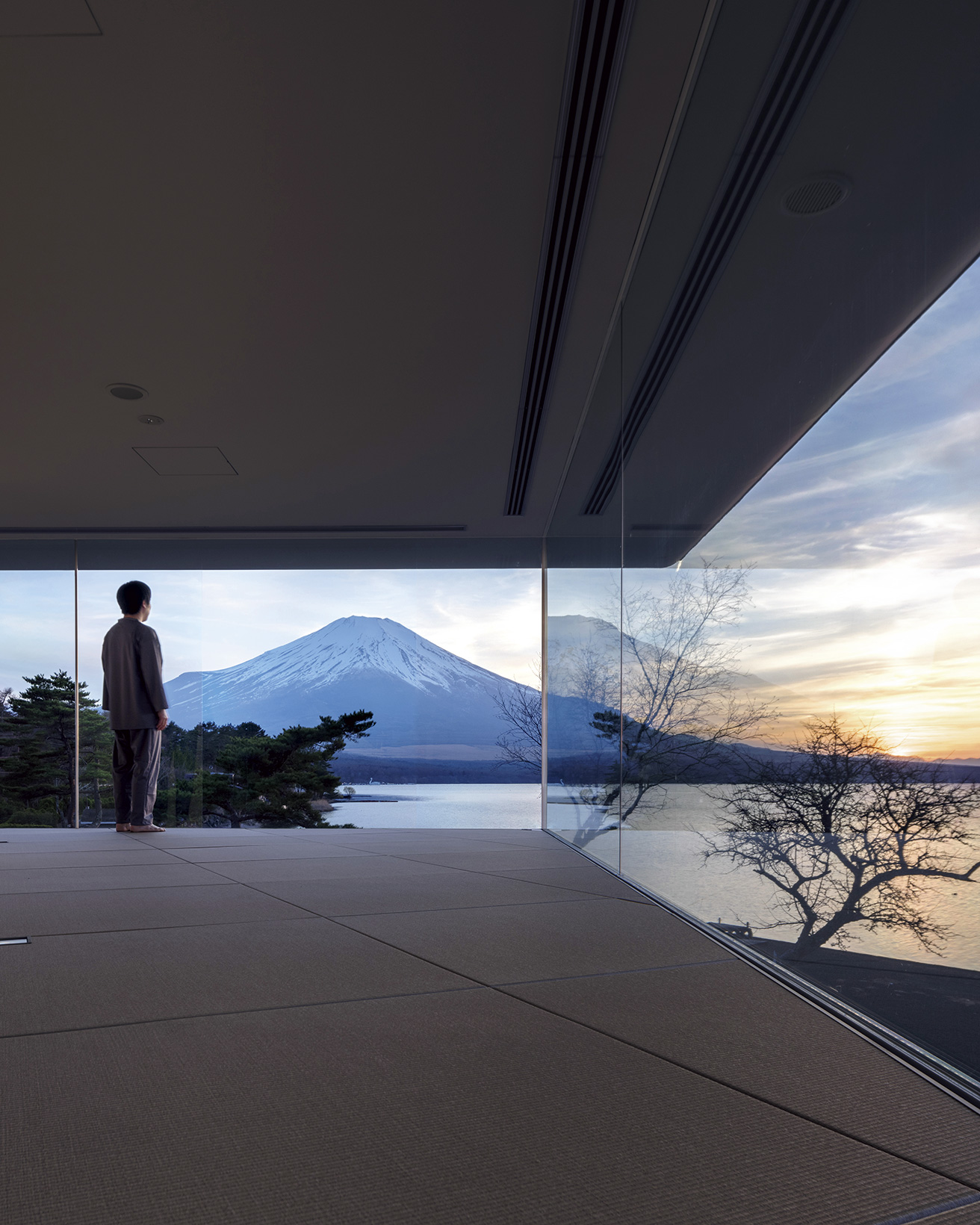 サミット インターナショナル サウナ ユリコシルエット リリー サウナー必見！ 富士山の絶景でととのう、山中湖畔のデザインサウナ