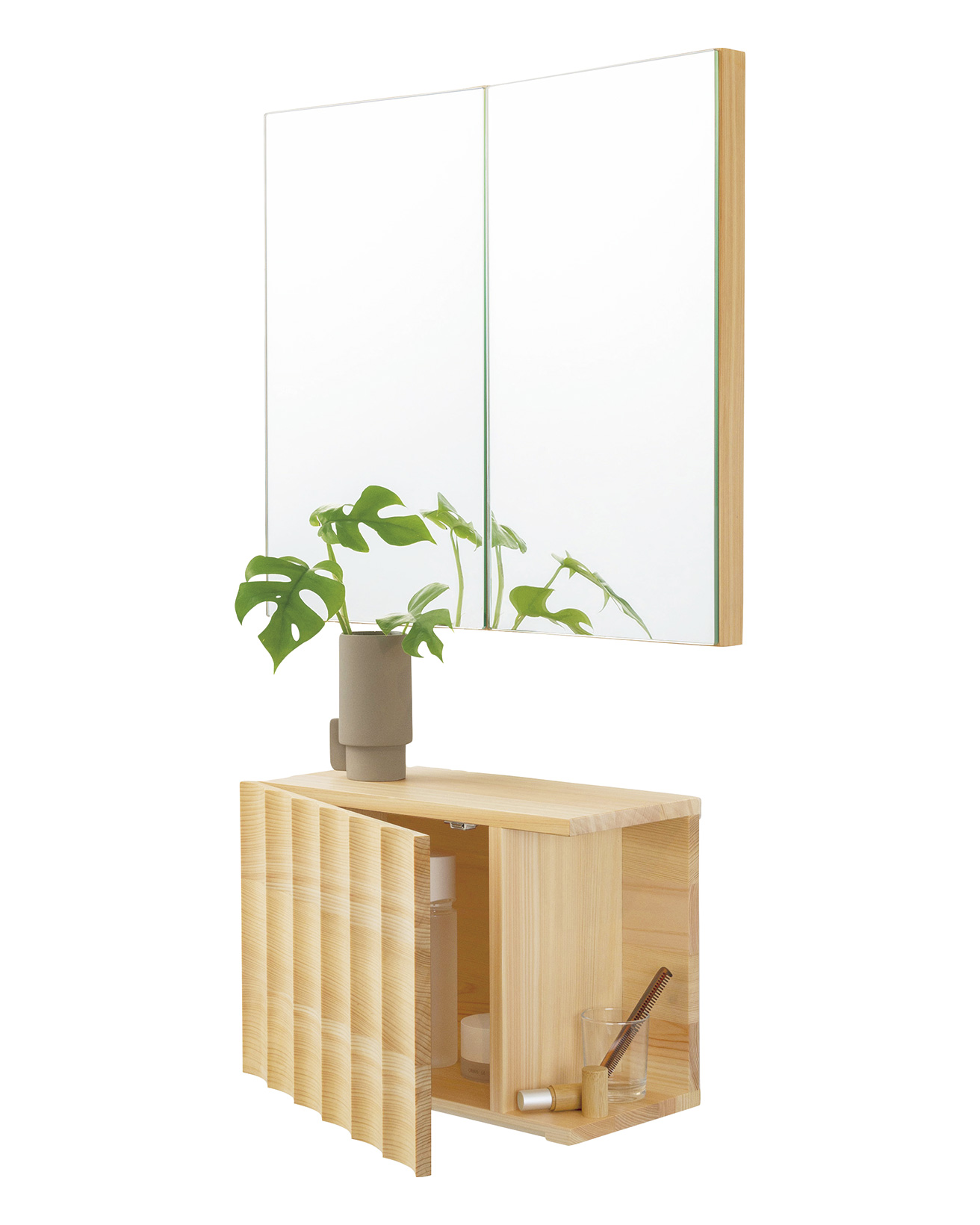 マグネットで壁に取り付ける機能的なドレッサー。 | カーサ ブルータス