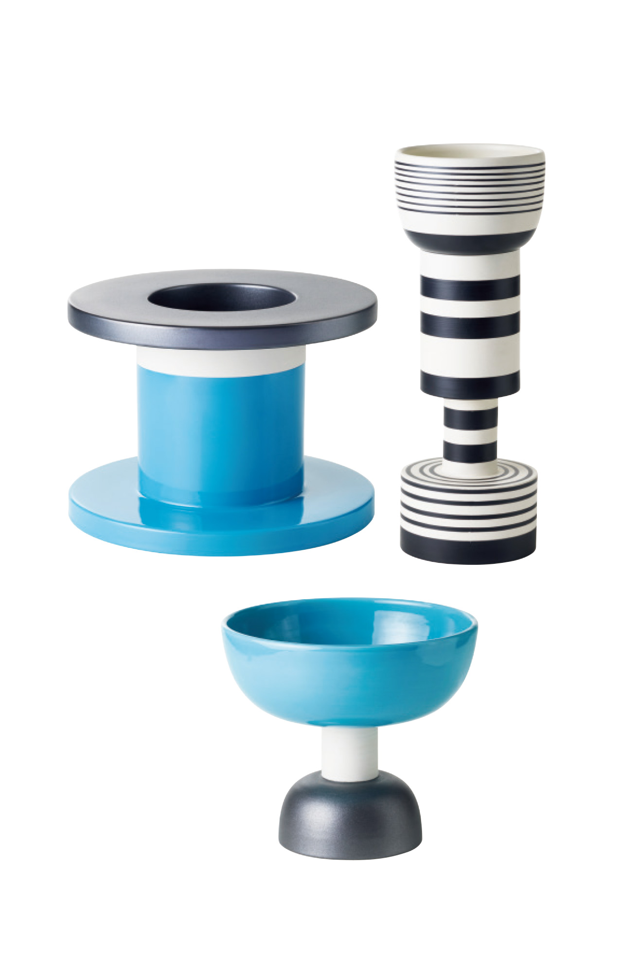 ポストモダン デザイン セラミック フルーツボウル /メンフィス ソットサス ポストモダン デザイン セラミック フルーツボウル /メンフィス