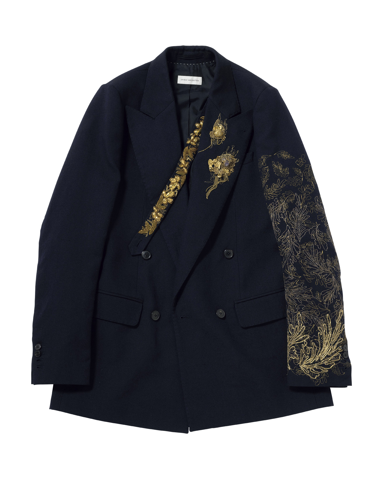 DRIES VAN NOTEN〉本人によるラストコレクションからテーラード