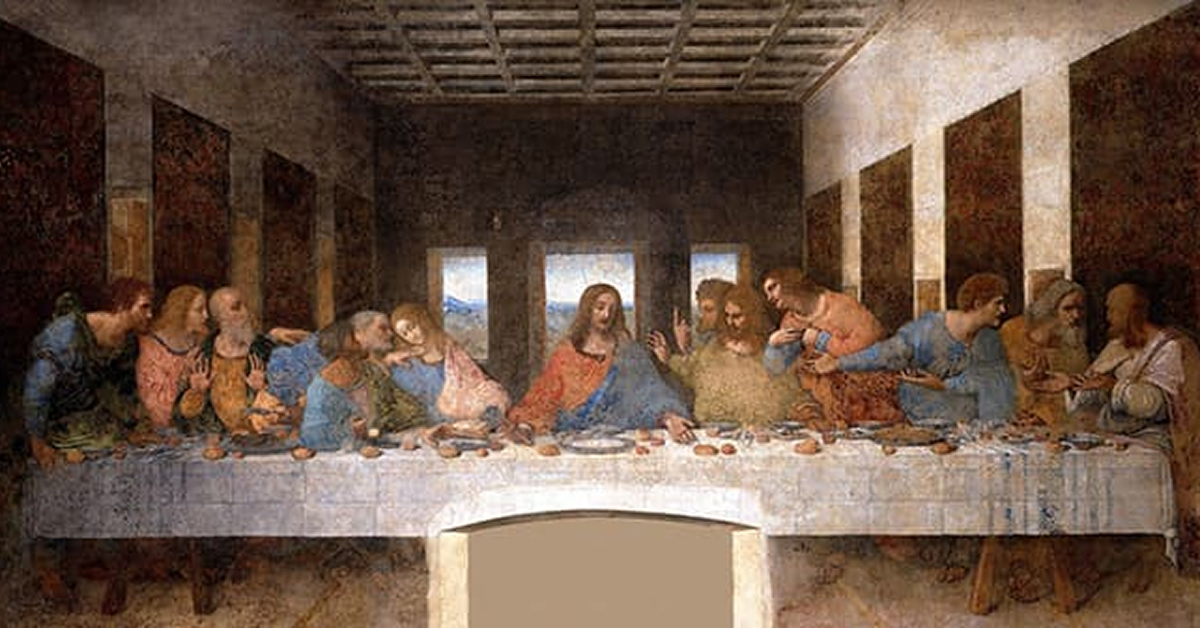 《最後の晩餐》は現存するレオナルド・ダ・ヴィンチ作品の中でも最大の壁画。これはどこに描かれたもの？