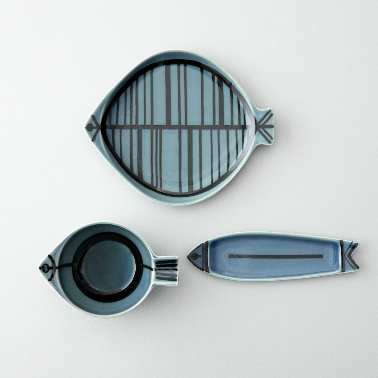 リサ・ラーソンの魚モチーフの食器。人気シリーズが日本サイズの有田焼に。