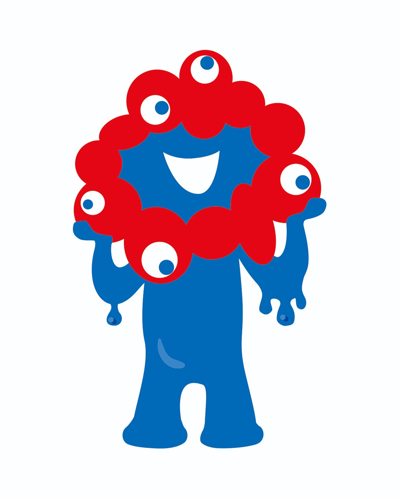 万博公式キャラクターとして公募されたミャクミャクのデザイン。キャラクターデザインの源となったのは？