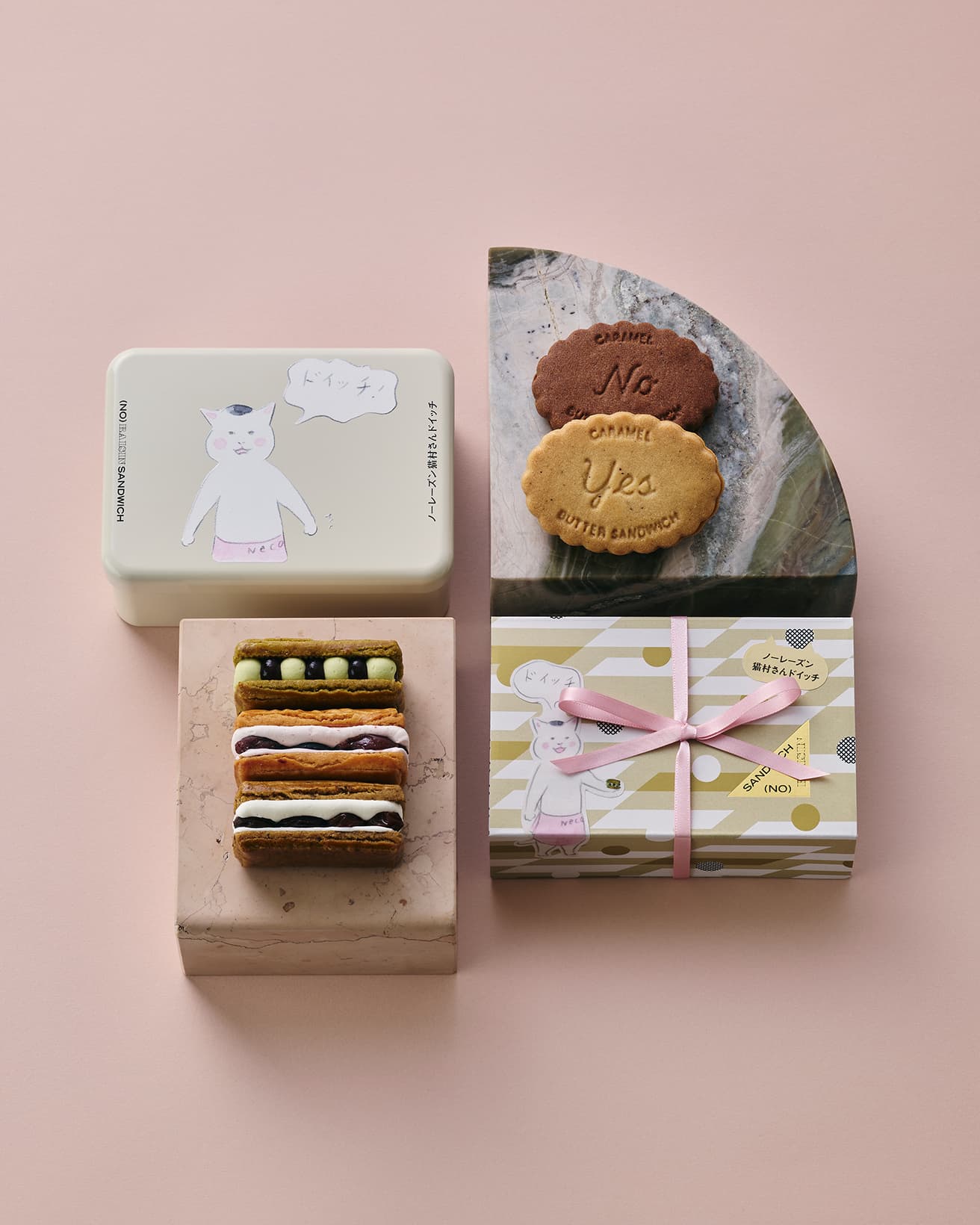 猫村さんと平野紗季子さんが夢の茶菓子を作りました。「夢のネコムーランド」の茶室も限定で再展示！