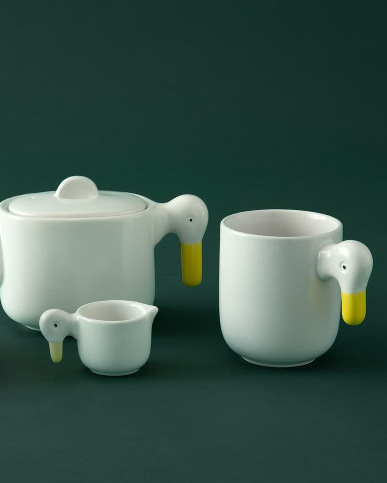 尻尾の先からお茶⁉︎ 表情が愛らしい《アヒル》の器シリーズ【今日の