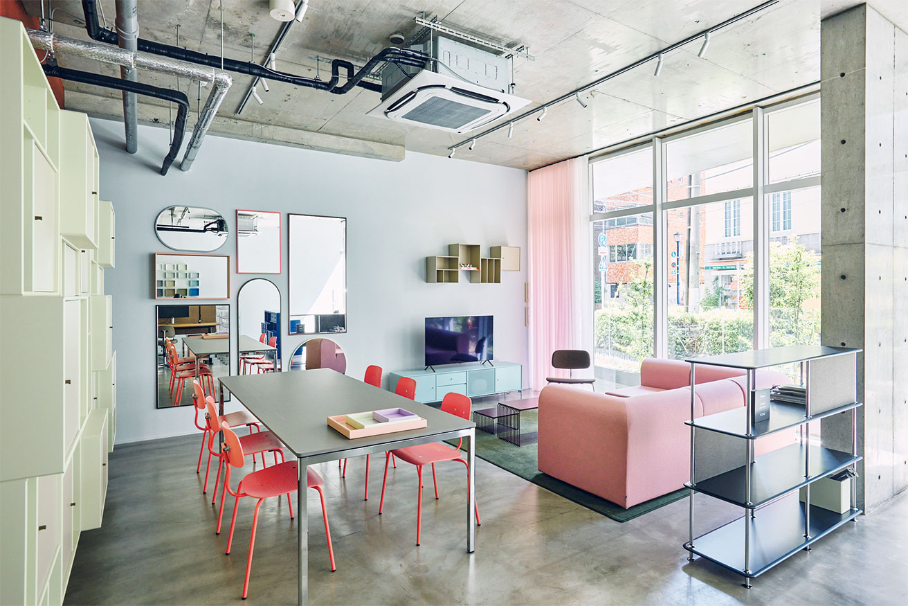 東京・外苑前にオープン！ サステナブルでポップな、モジュール家具のショールーム。