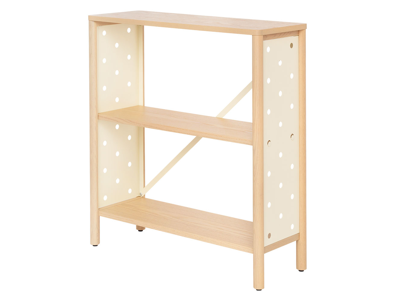 〈good eighty％〉からドミノの穴をかたどった軽やかなシェルフが発売。