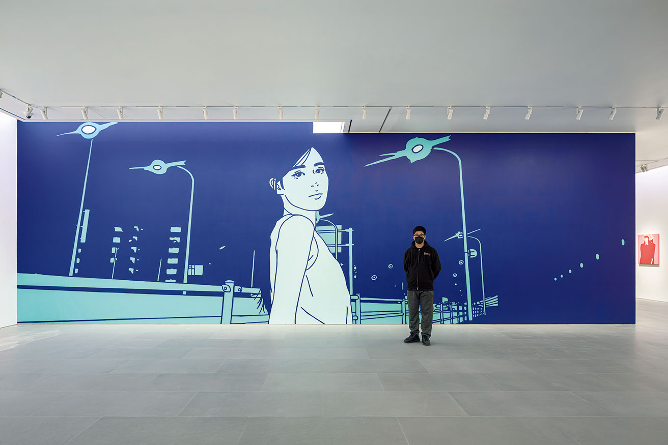 KYNEの韓国初となる大規模個展がソウルで開催！ 初めて描く風景画は