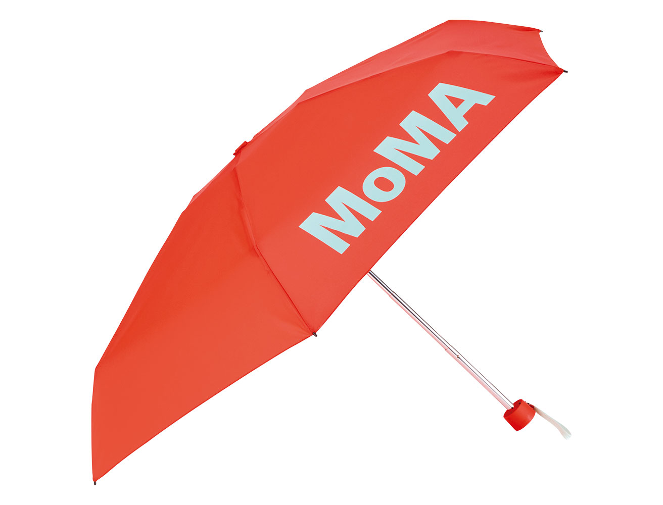 〈MoMA〉のロゴ入り傘で、雨の日も晴れやかな気分に。