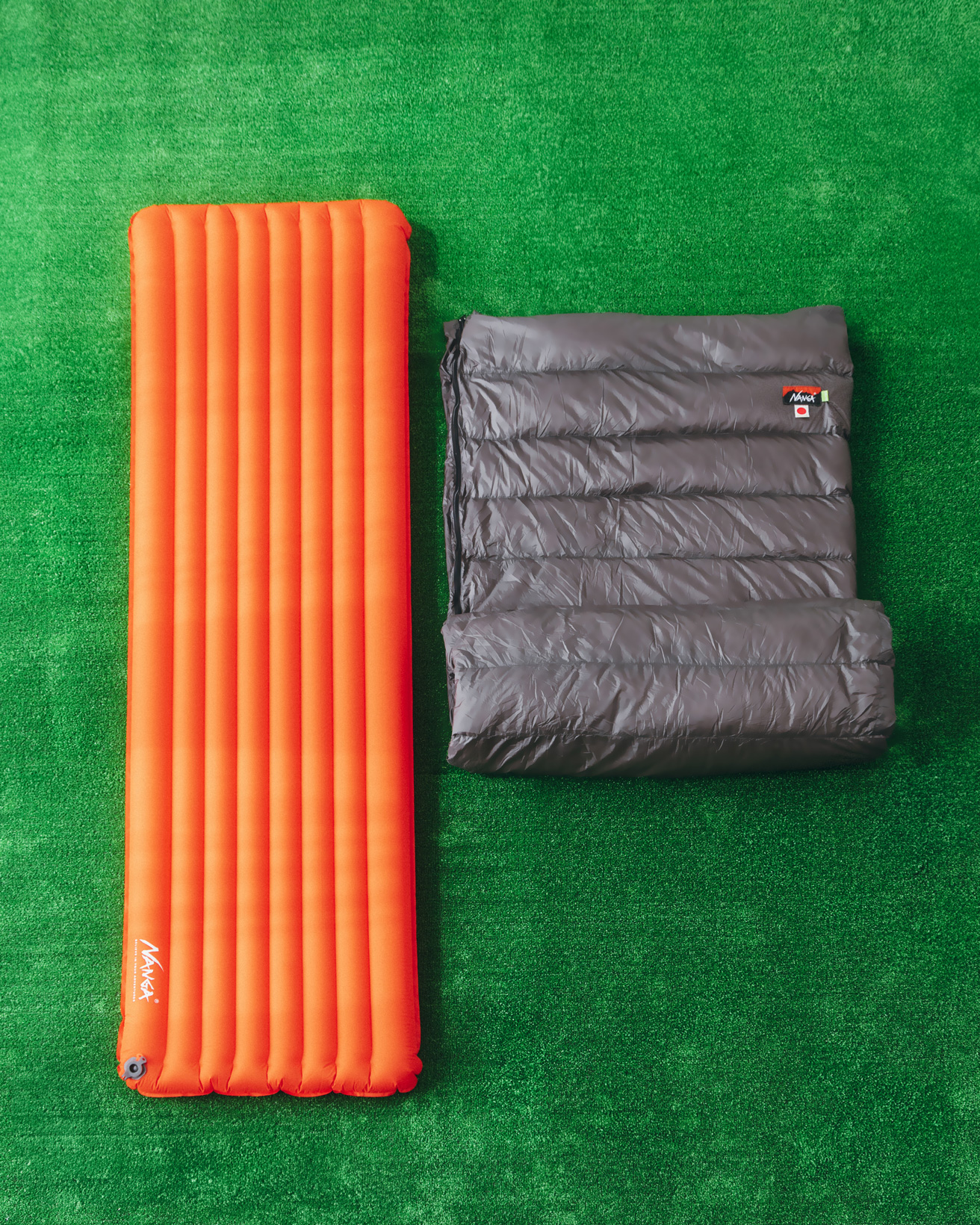 〈ナンガ〉の寝袋。使い古したダウンや羽毛布団を防災用寝袋にアップサイクル！