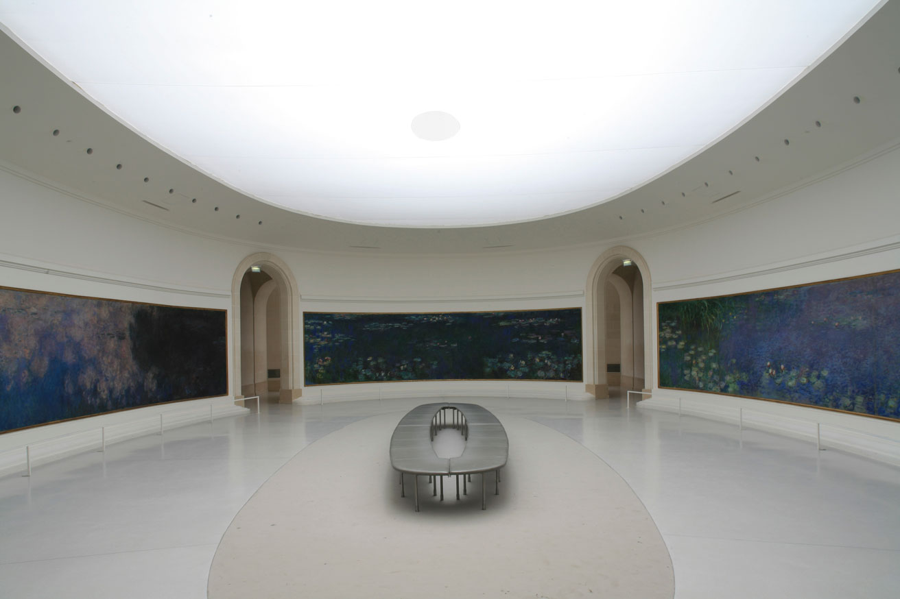 〈オランジュリー美術館〉にあるモネの「睡蓮の間」の壁画。その全長は何メートル？
