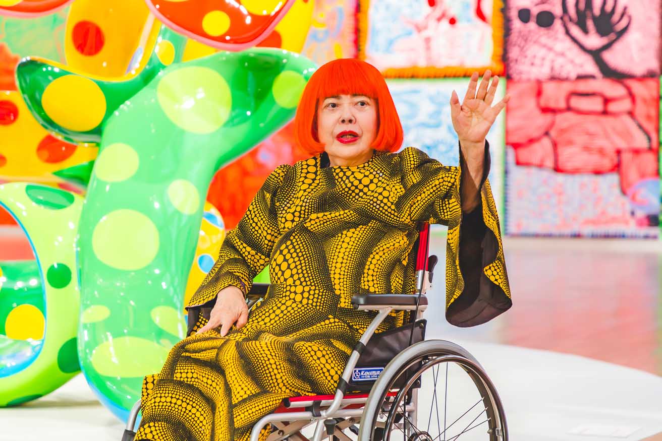 永遠の愛を描き続けた草間彌生が逝去。享年97歳。